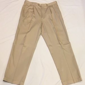 T. Harris London 34x32 Khaki Slacks